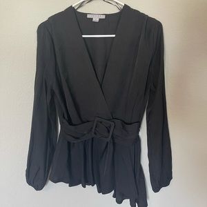 Wrap blouse